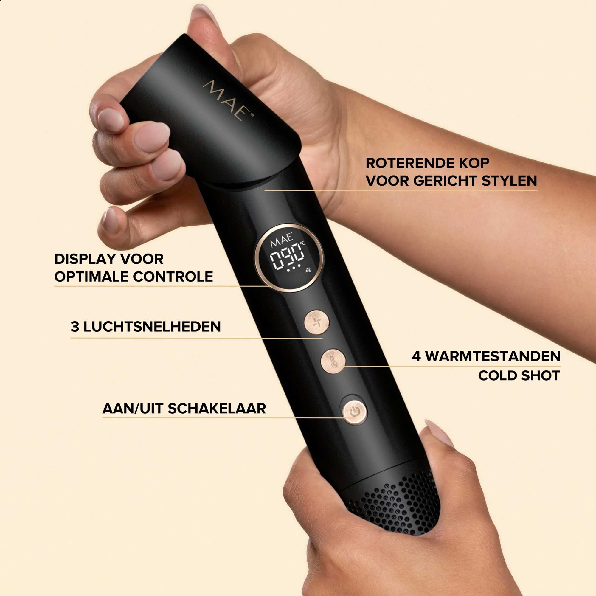 MAE - Airstyler Pro ll Zwart 5