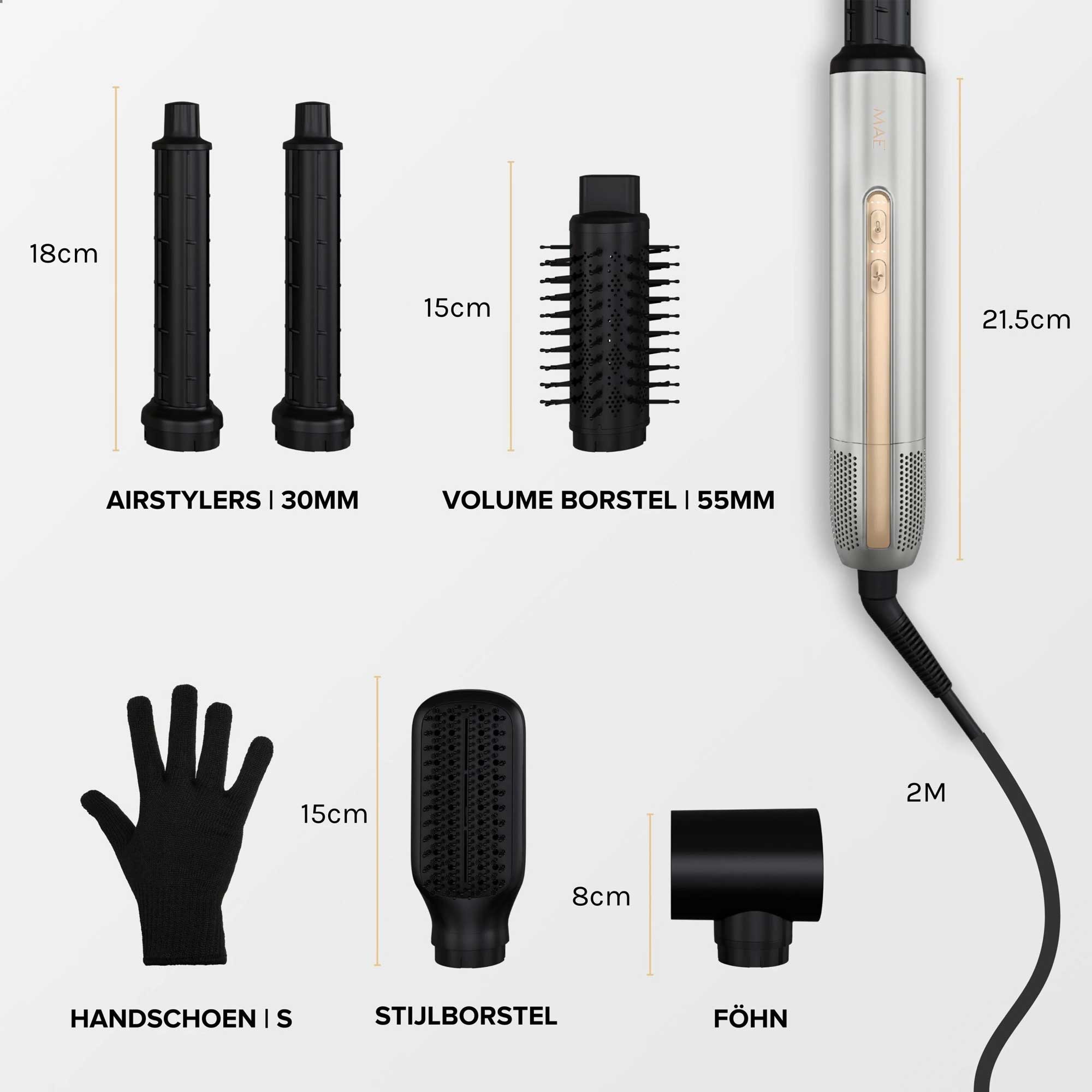 MAE - Airstyler II Zilver 2