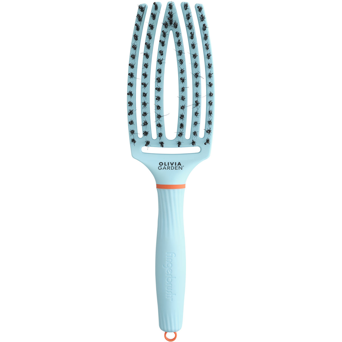 Olivia Garden - FingerBrush Boar&Nylon - Bubble Blue 1