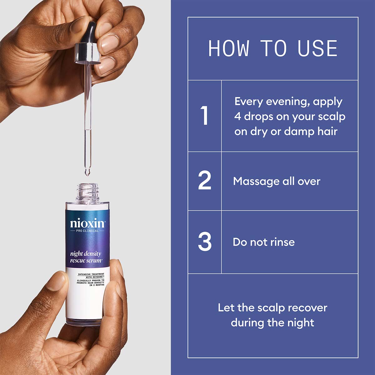 NIOXIN - Night Density Rescue Serum 70 ml 5