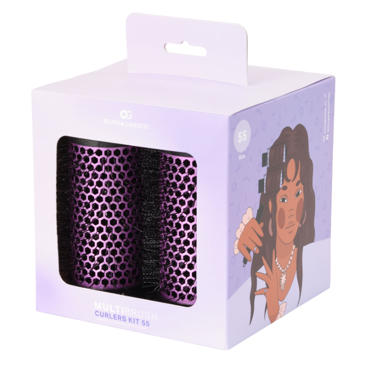 Olivia Garden - Multibrush Curlers Kit - 55 mm 3