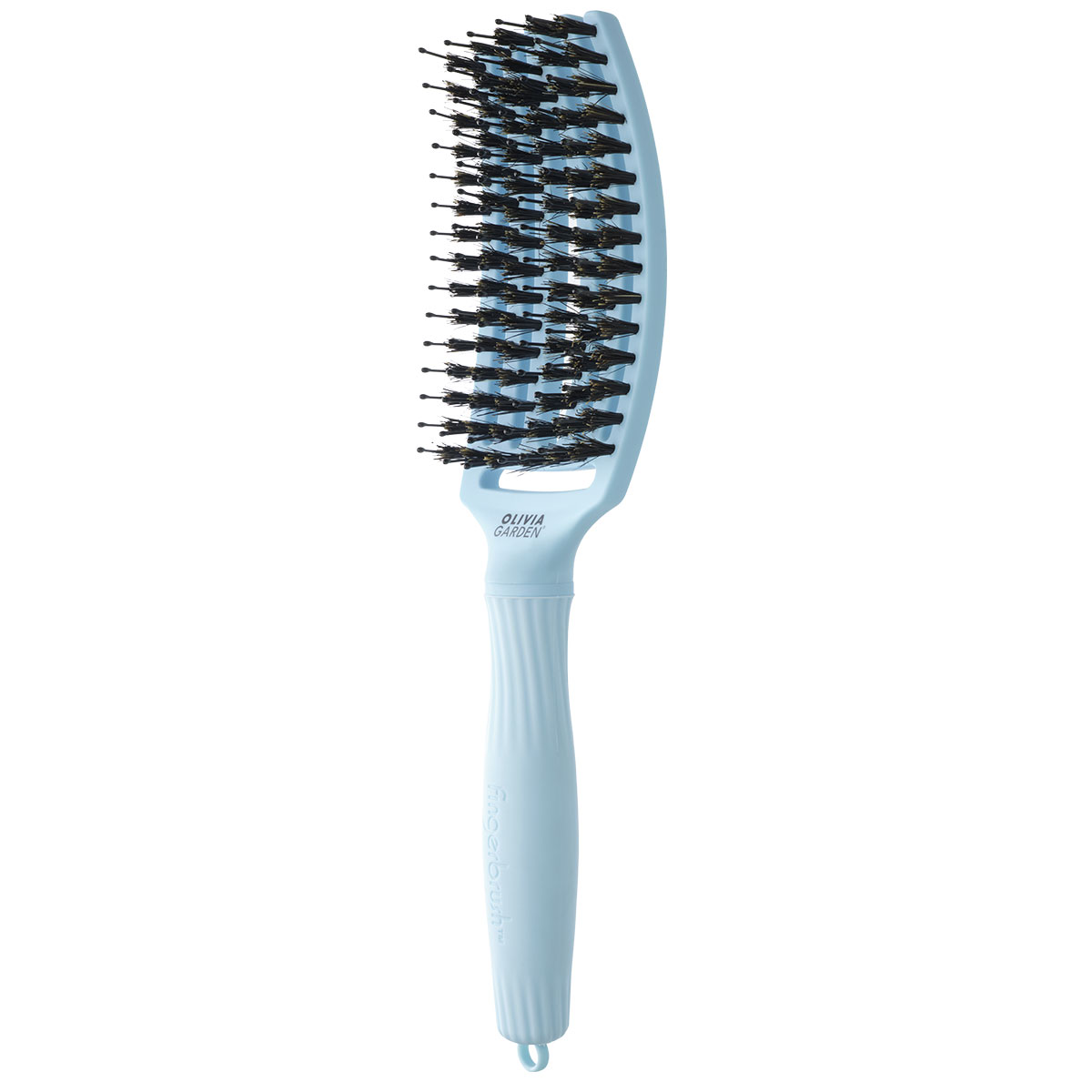 Olivia Garden - FingerBrush Boar&Nylon - Pastel Blue 4