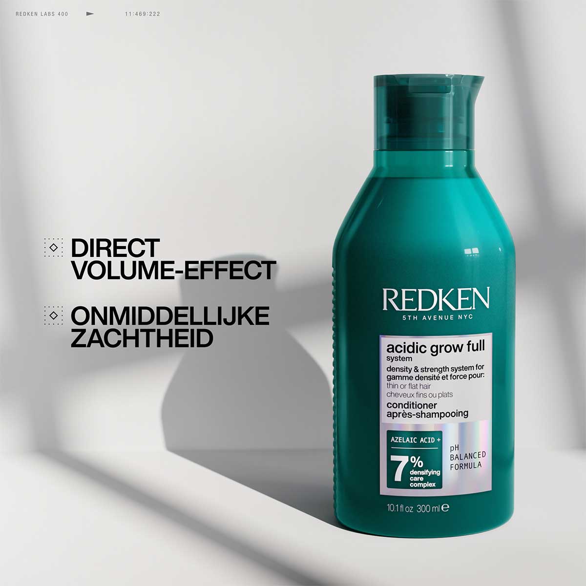 Redken - Acidic Grow Full System Conditioner voor Dun & Futloos Haar - 300 ml 3