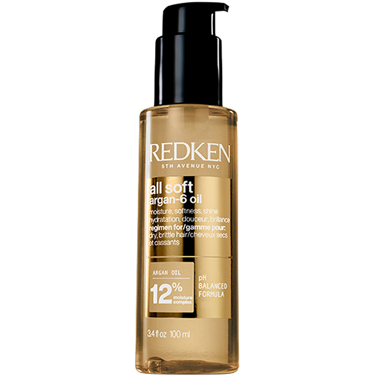 Redken - All Soft Argan-6 Oil Leave-in Haarolie voor Droog en Broos Haar - 100 ml