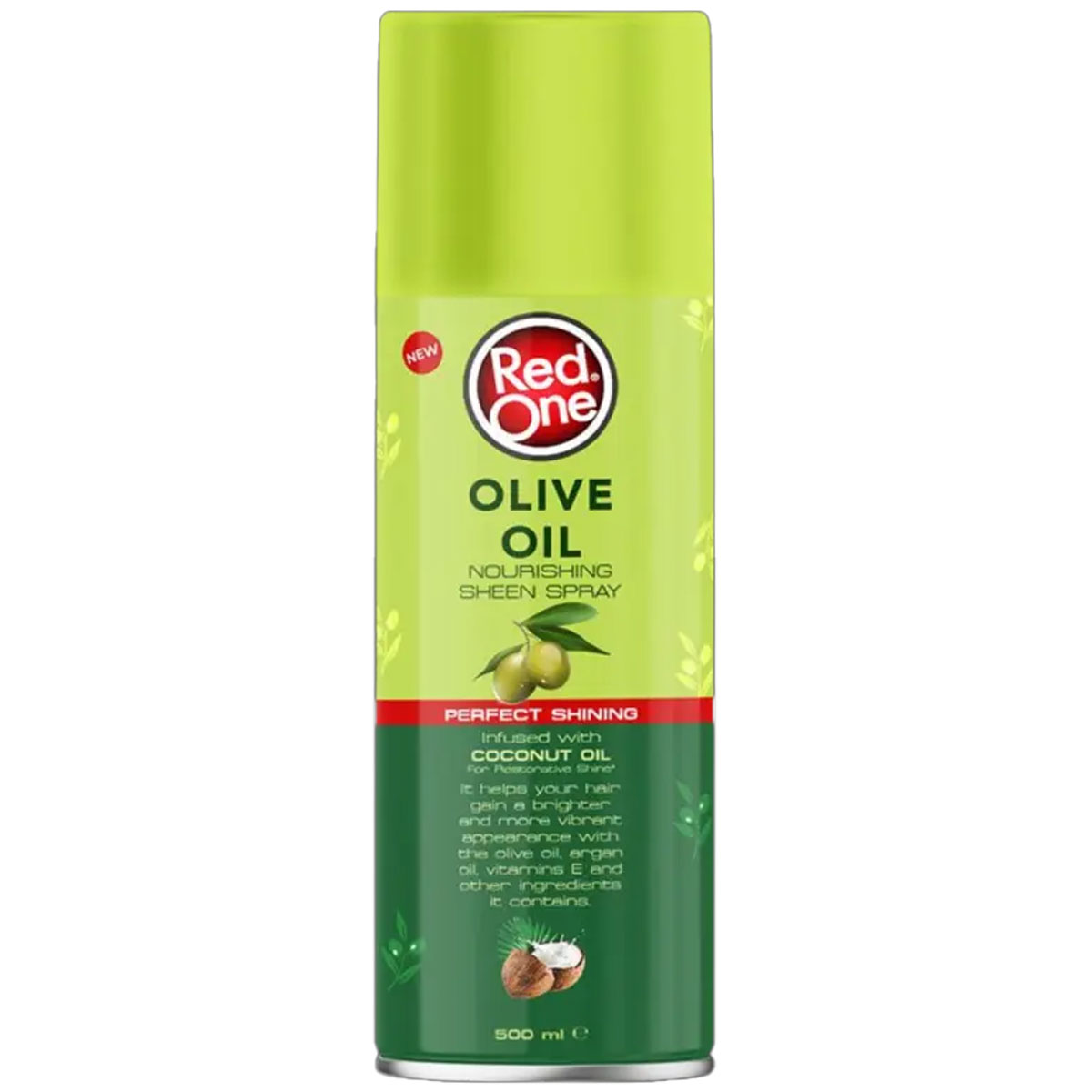 Red One - Hair Spray Sheen Olive Oil Coconut - 500 ml