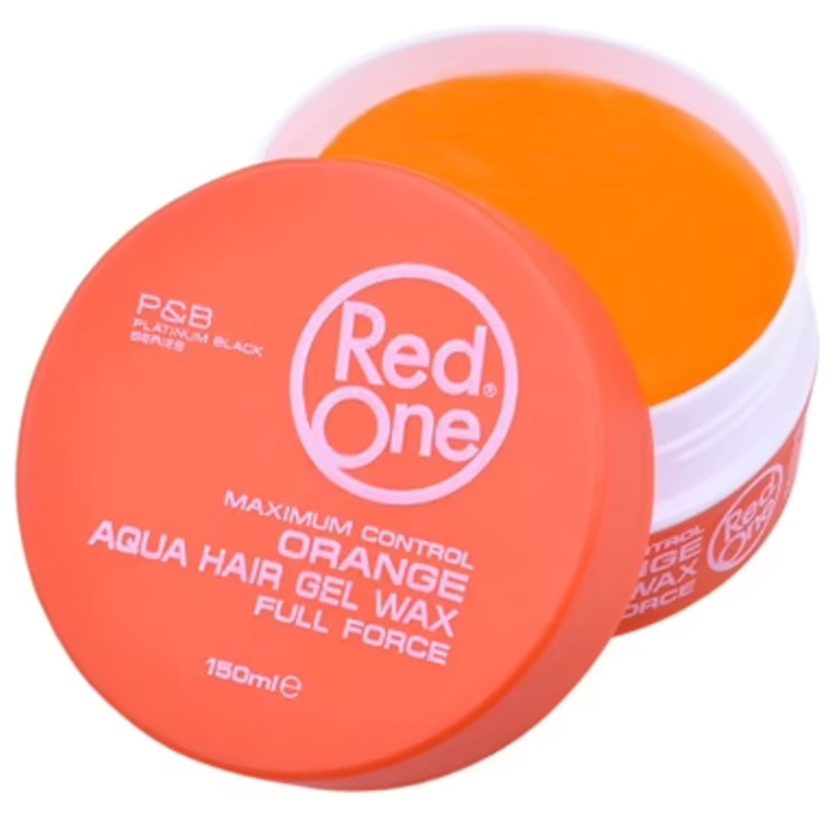 Red One - Orange - Aqua Hair Gel Wax - Full Force - 150 ml