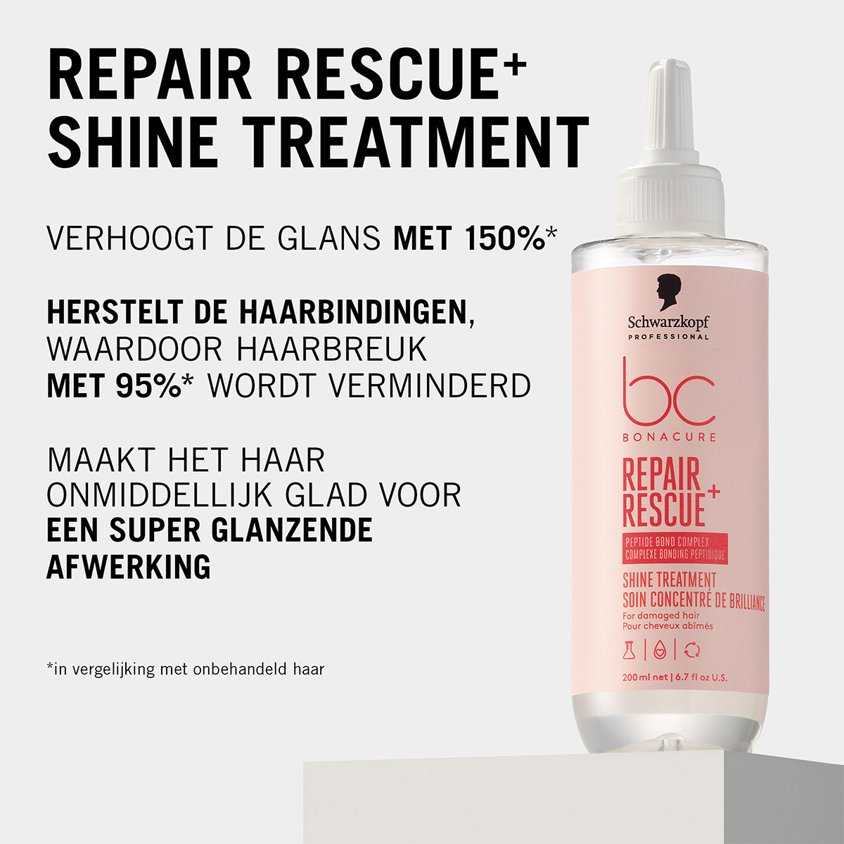 Schwarzkopf - BC Bonacure - Repair Rescue - Shine Treatment - 200 ml 3