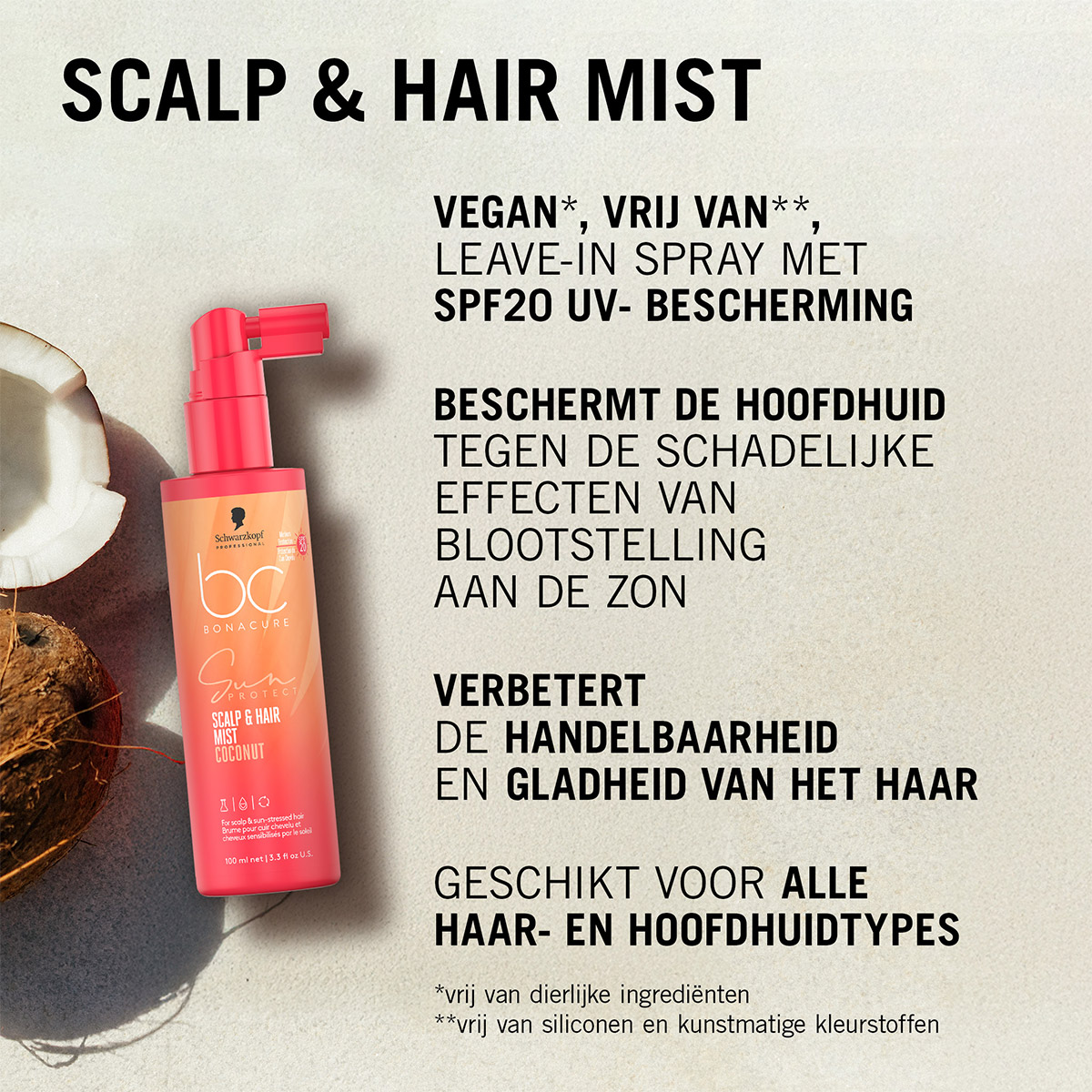 Schwarzkopf - BC Sun - Scalp & Hair Mist met SPF20 - 100 ml 3