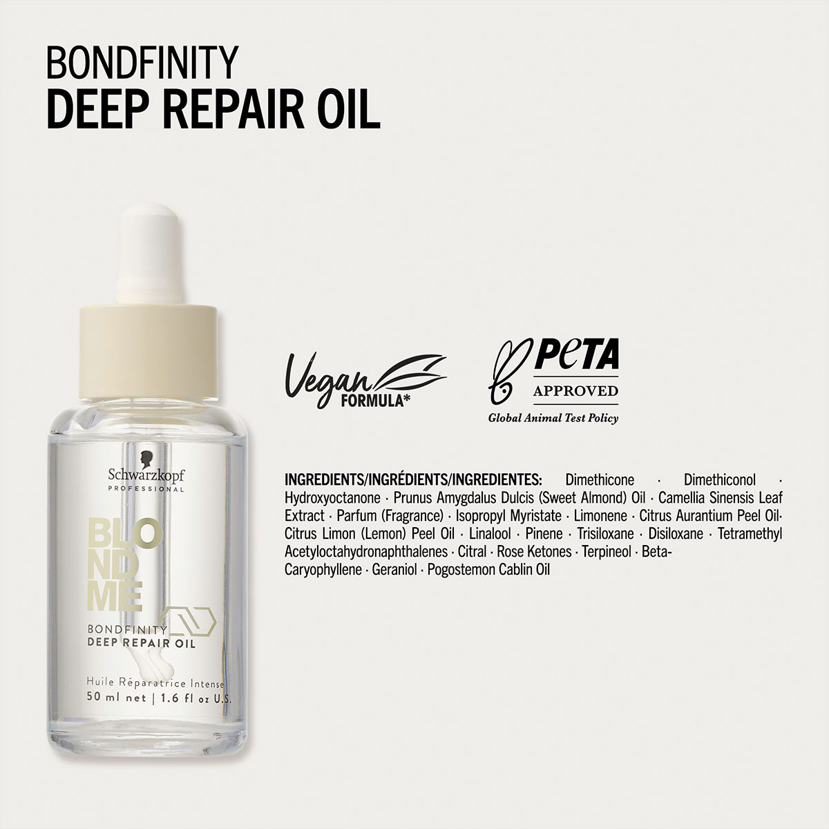Schwarzkopf - Blond Me - Bondfinity Repair Oil - 50 ml 2
