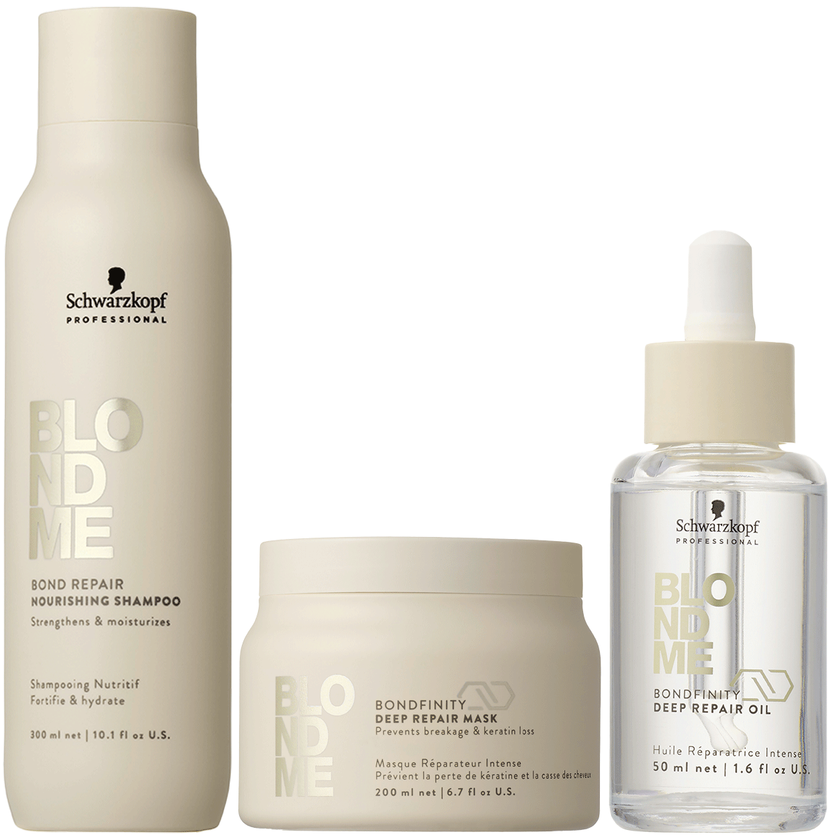 Schwarzkopf - Blond Me - Bond Repair Voordeelset 1
