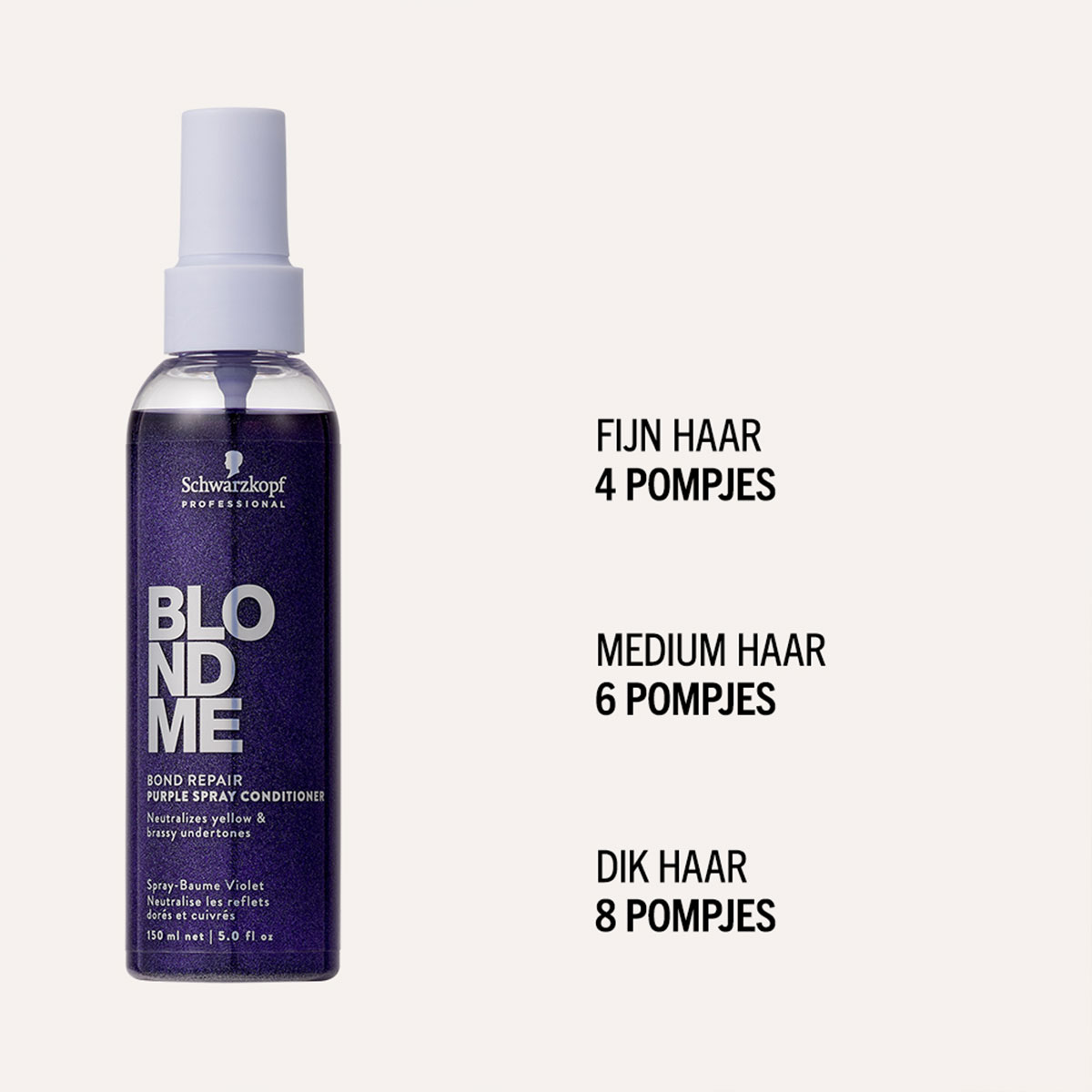 Schwarzkopf - Blond Me - Purple Spray Conditioner - 150 ml 6