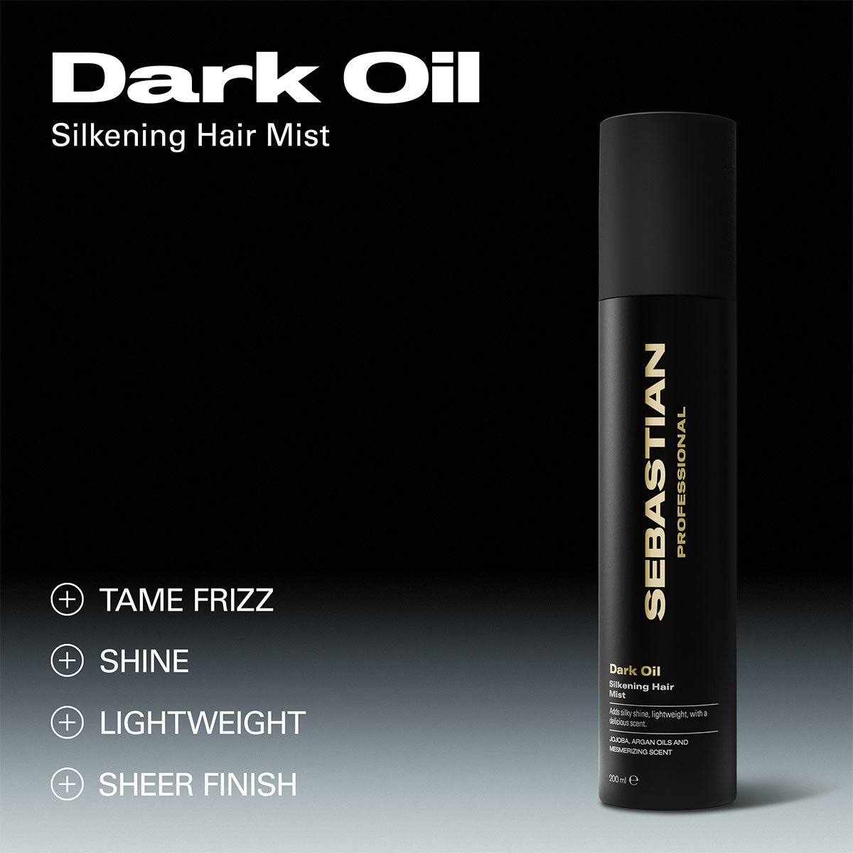 Sebastian - Dark Oil Silkening Hair Mist - 200 ml 4