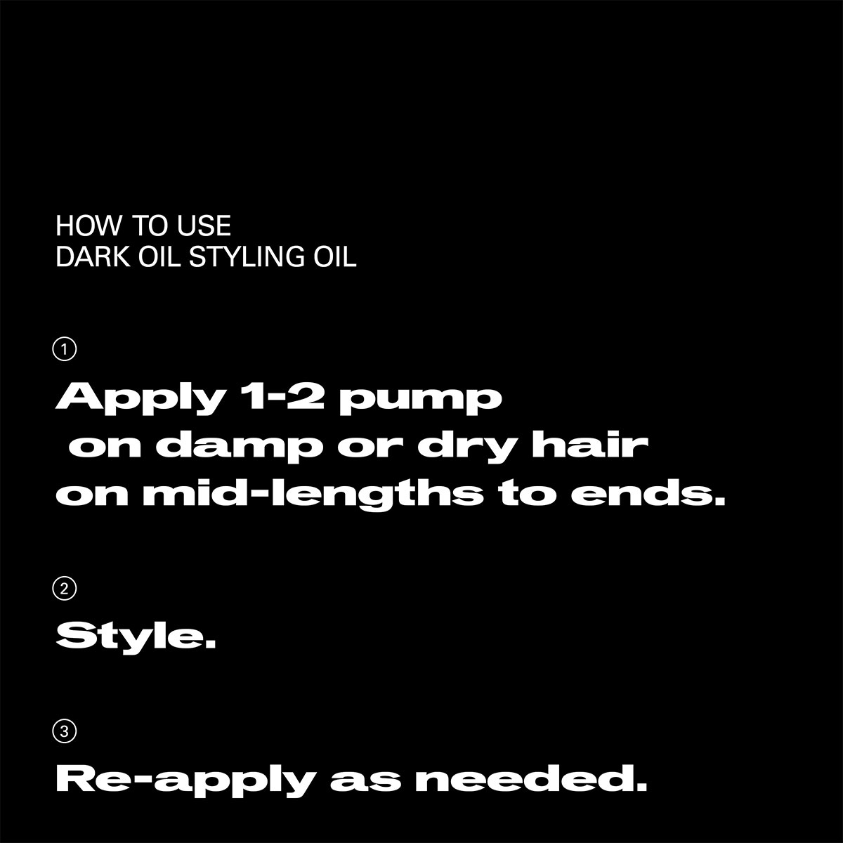 Sebastian - Dark Oil Smooth And Shine Styling Oil - 30 ml 6