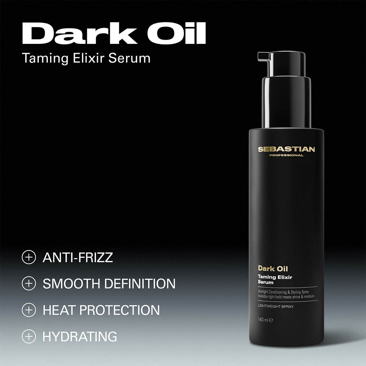 Sebastian - Dark Oil Taming Elixir Serum - 140 ml 4