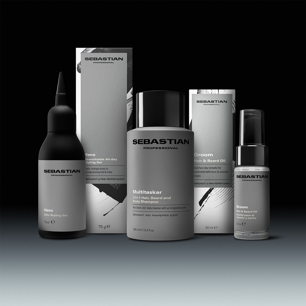 Sebastian - Groom Hair & Beard Oil For Men - 30 ml