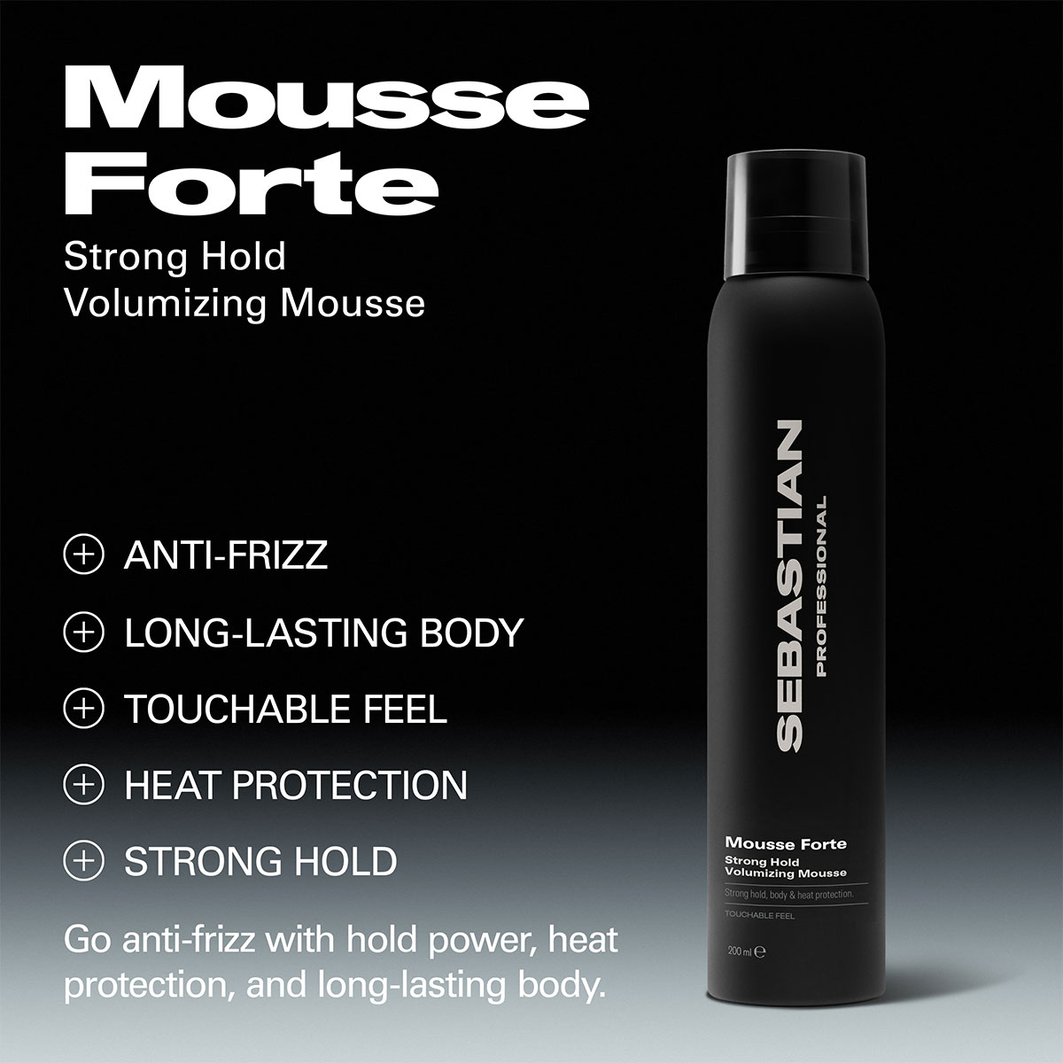 Sebastian - Mousse Forte Strong Hold Mousse - 200 ml 4