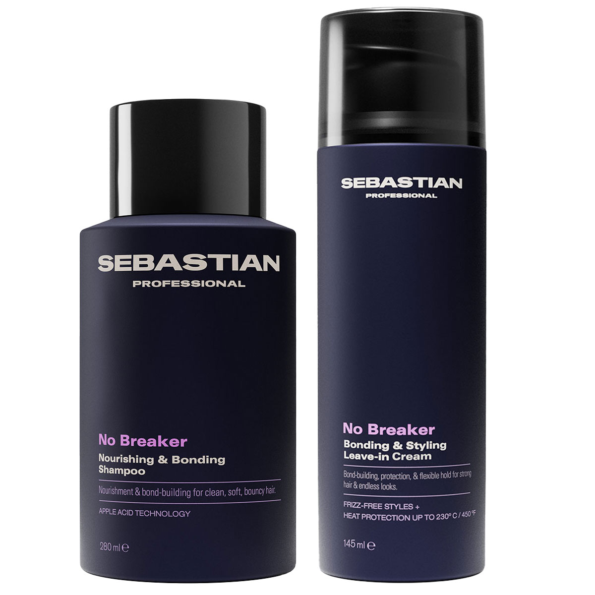 Sebastian - No.Breaker Shampoo & Leave-In Creme - Voordeelset voor Breekbaar Haar 1