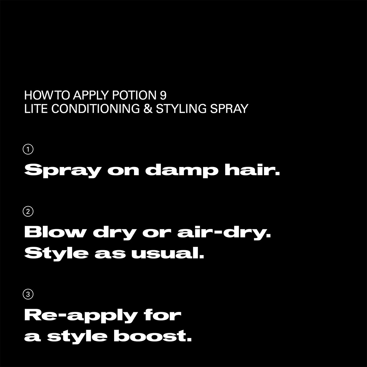 Sebastian - Potion 9 Lite Spray & Texture Maker voor lichte hydratatie en matte textuur 4