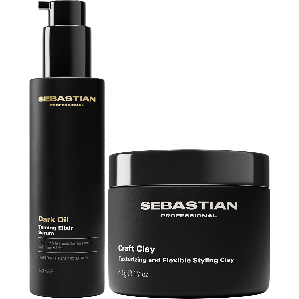 Sebastian - Taming Elixir & Craft Clay voor soepel haar met textuur en een zachte finish 1