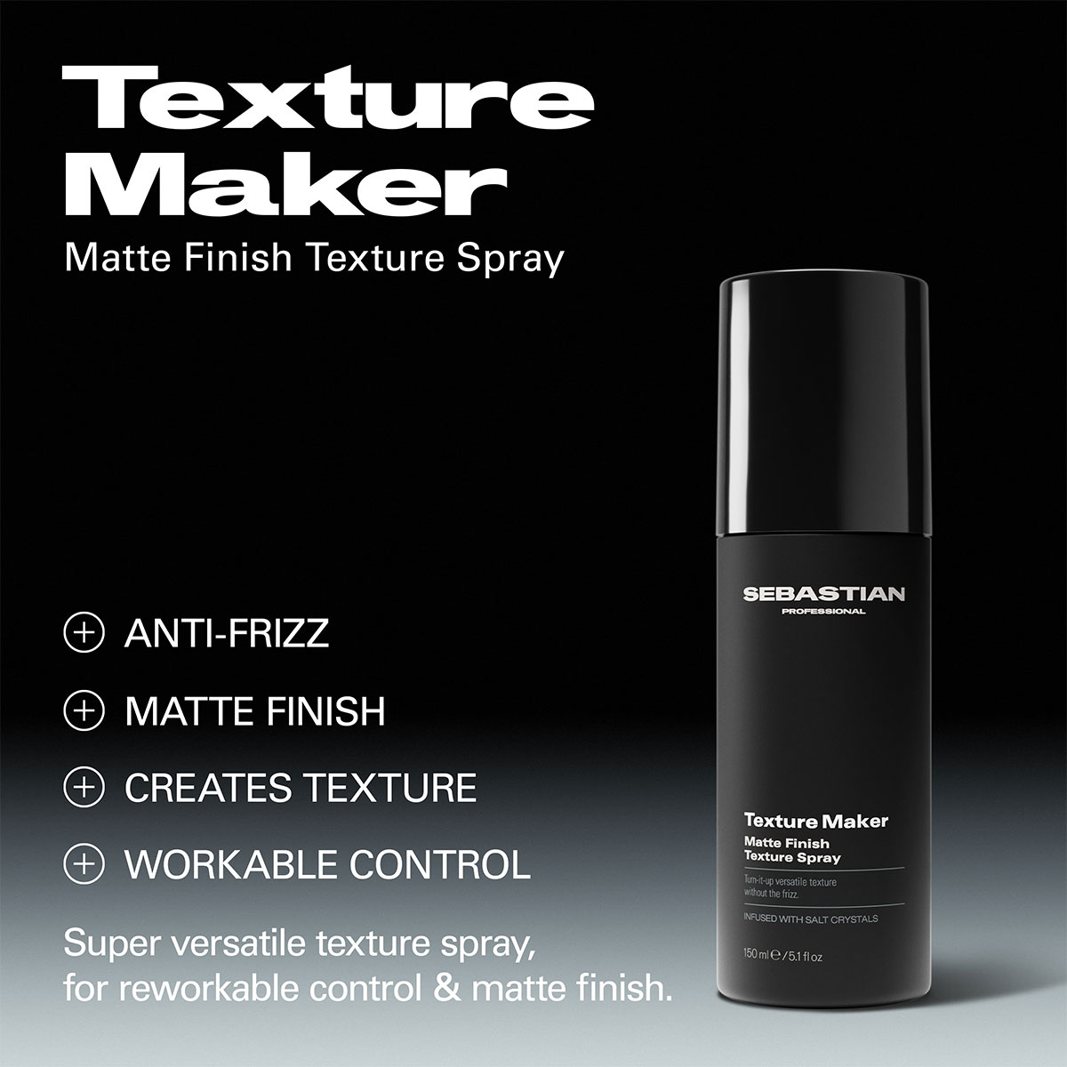 Sebastian - Texture Maker Matte Texture Spray - 150 ml 4