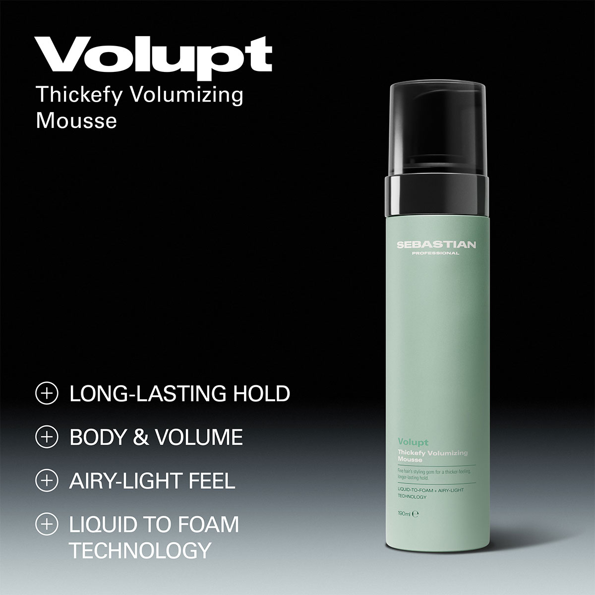 Sebastian - Volupt Thickefy Volumizing Mousse - 190 ml 4