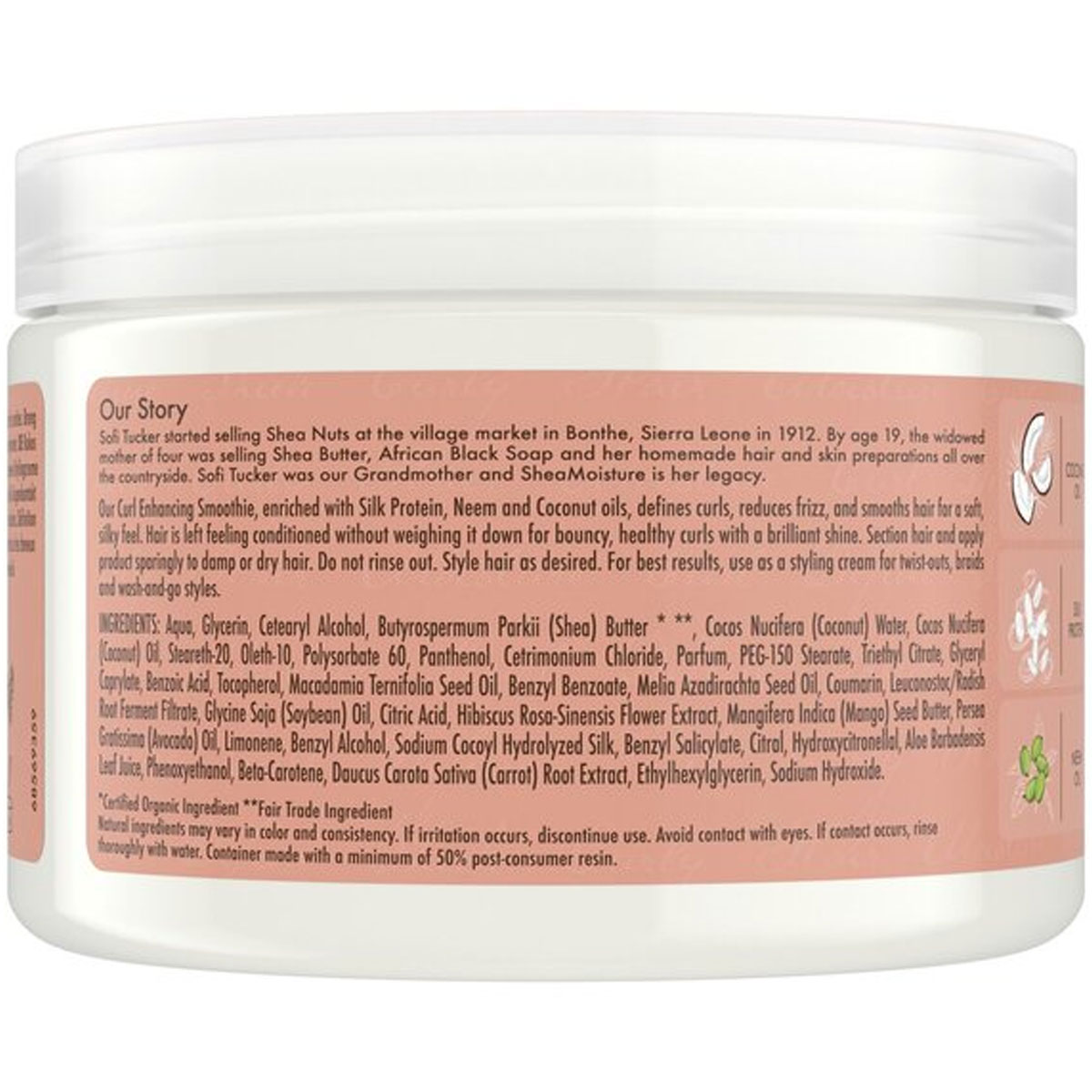 Shea Moisture - Coco­nut & Hibiscus Curl Enhancing Smoothie - 326 ml 3