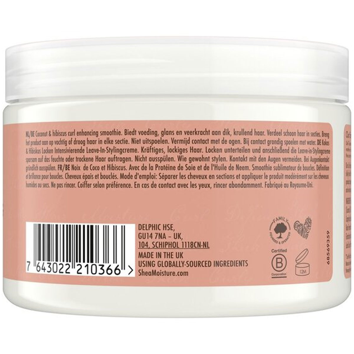 Shea Moisture - Coco­nut & Hibiscus Curl Enhancing Smoothie - 326 ml 4