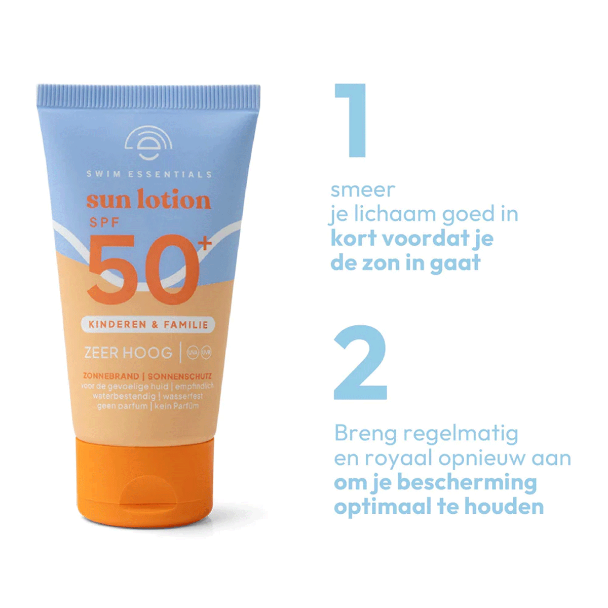 Swim Essentials - Sun Lotion Sensitive SPF50+ - 50 ml 4