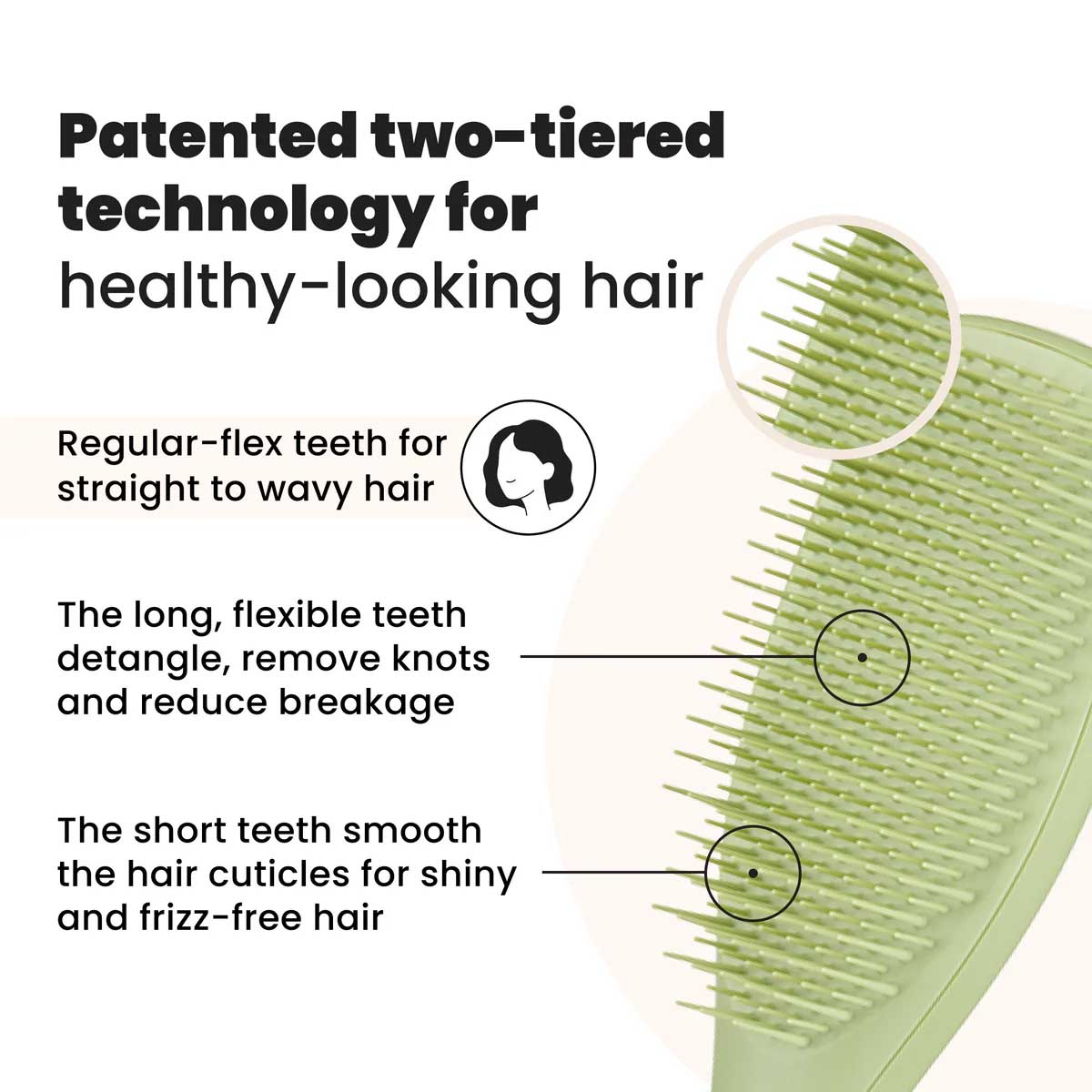 Tangle Teezer - The Ultimate Detangler Matte - Olive Green 5