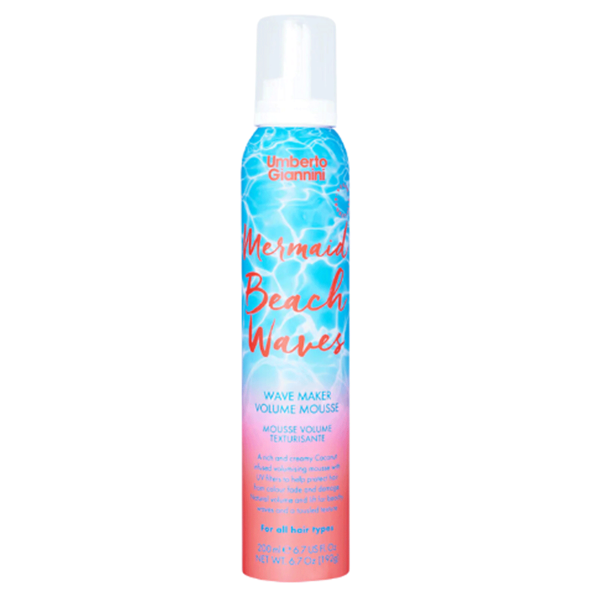 Umberto Giannini - Mermaid Beach Waves Volume Mousse - 200 ml