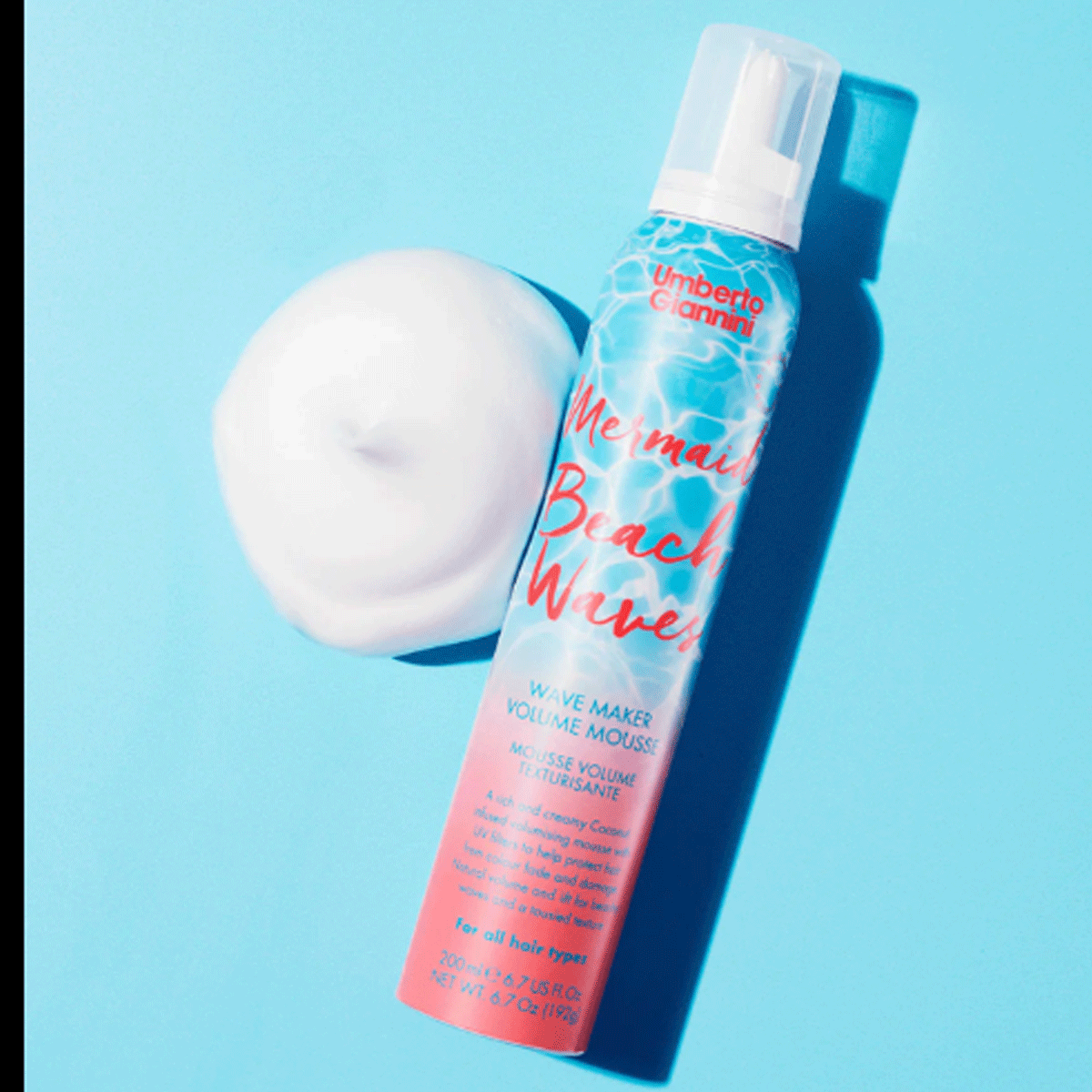 Umberto Giannini - Mermaid Beach Waves Volume Mousse - 200 ml 4