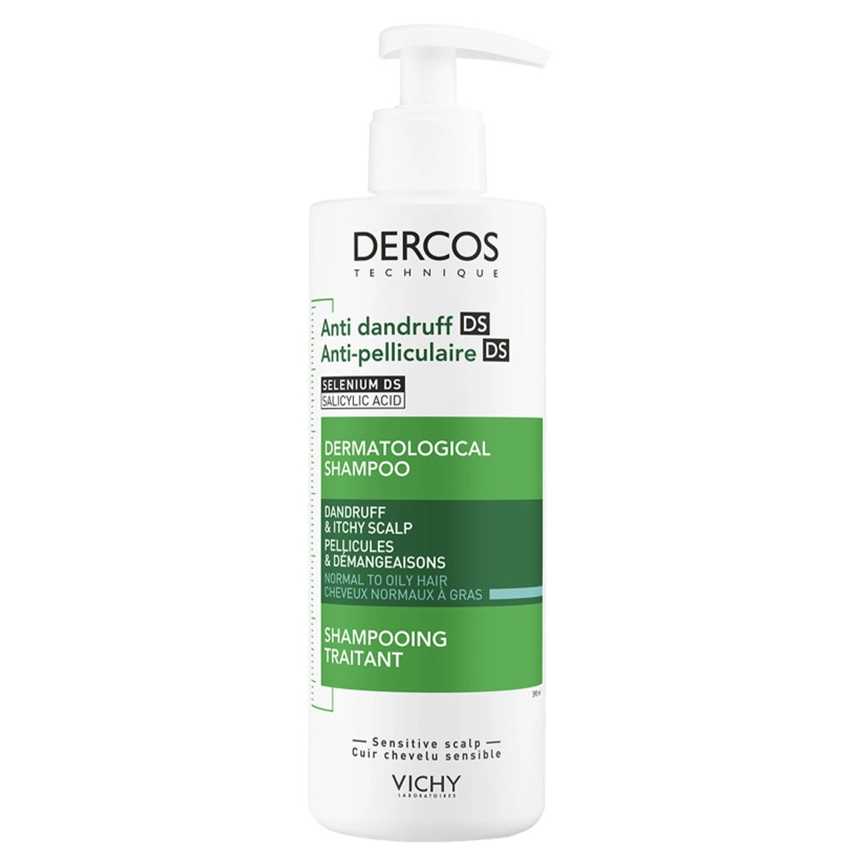 Vichy - Anti-roos Shampoo Normaal tot vet haar - 390 ml 1