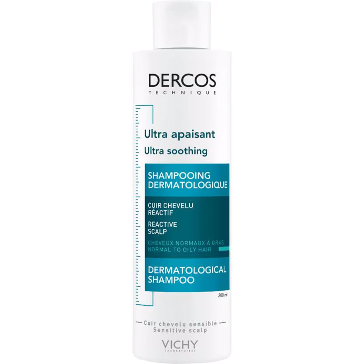 Vichy - Dercos Ultra-kalmerende Shampoo Normaal tot Vet - 200 ml 1