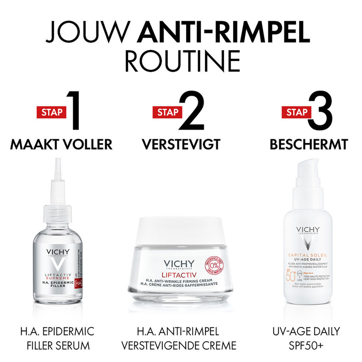 Vichy - Liftactiv H.A. Anti-Rimpel Crème - 50 ml