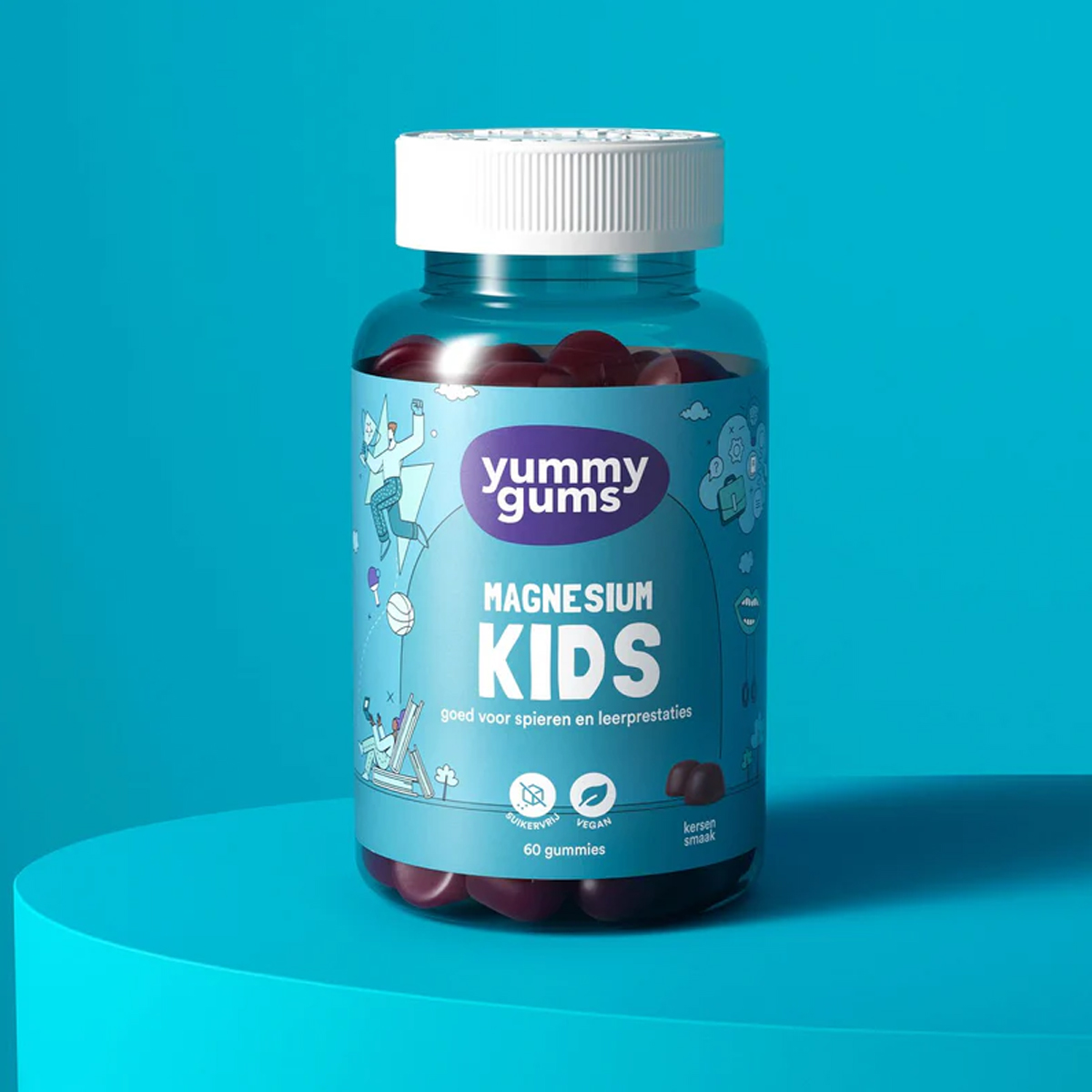 Yummygums - Magnesium Kids - Kersensmaak 3