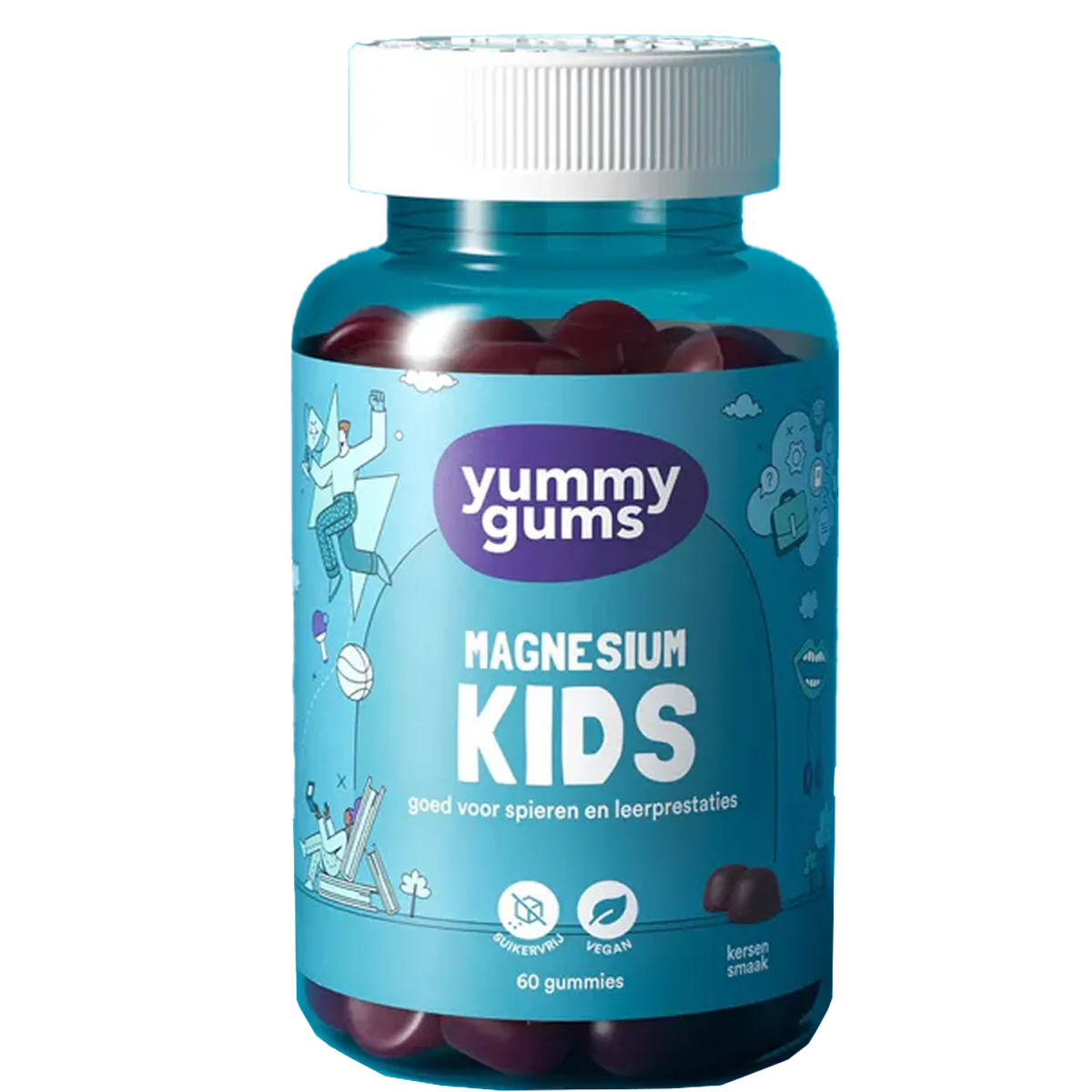 Yummygums - Magnesium Kids - Kersensmaak 1