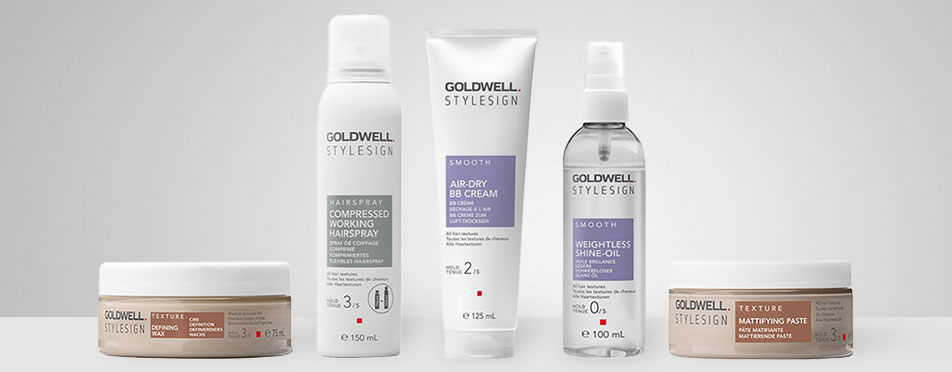 Ontdek de 5 nieuwe producten van Goldwell StyleSign
