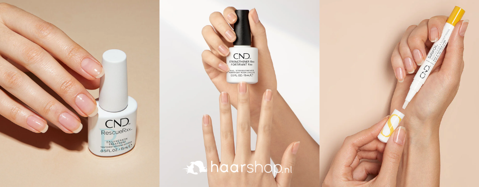 Zwakke nagels versterken: zo pak je het aan met CND™ RescueRXX™ en Strengthener