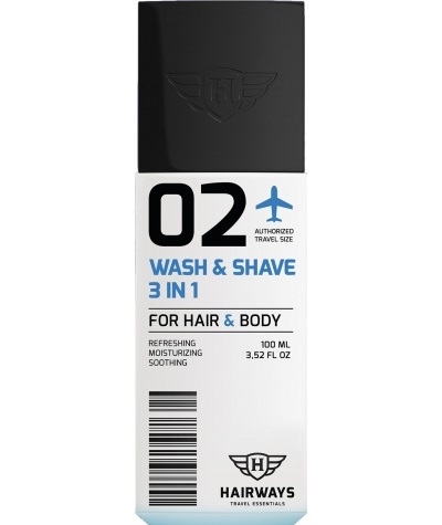 Hairways 02 Wash & Shave 3 In 1