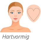 Hartvormig