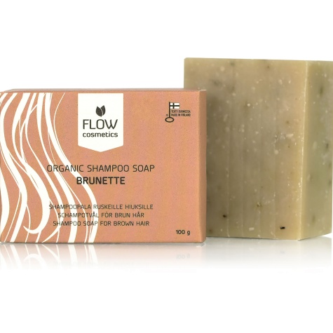 Shampoo Bar voor Bruin en Gekleurd Haar: Flow Cosmetics Shampoo Bar Brunette