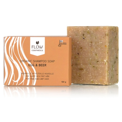 Shampoo Bar voor Fijn Haar: Flow Cosmetics Shampoo Bar Egg & Beer