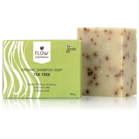 Shampoo Bar voor Vette Hoofdhuid: Flow Cosmetics Shampoo Bar Tea Tree