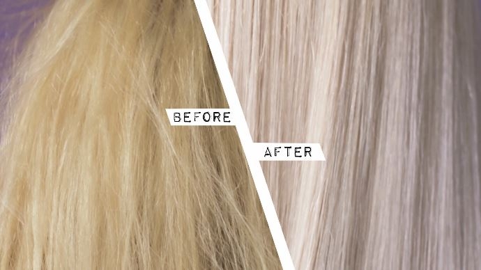 Fudge Zilvershampoo Voor en Na (Before and After)